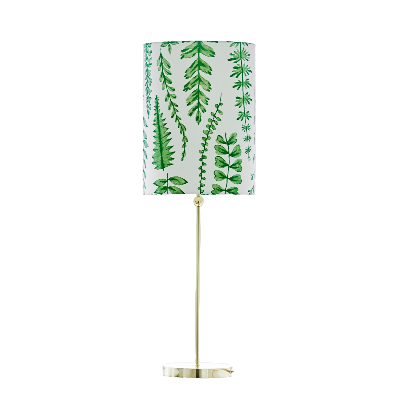 EBB & FLOW Barre M table lamp gold/ferns juniper