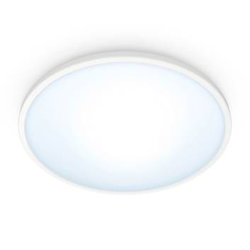 WiZ Super Slim stropné LED svietidlo, 14 W, CCT