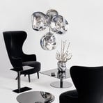 Tom Dixon LED-Kronleuchter Melt Chandelier, chromfarben
