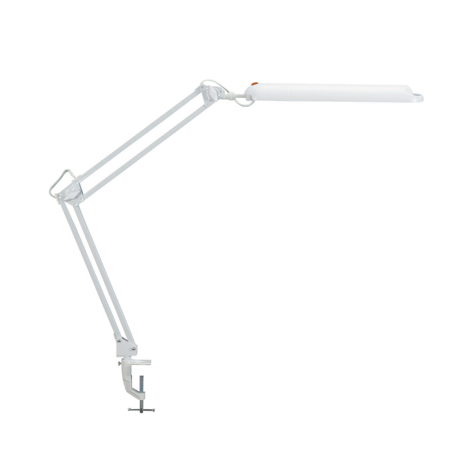 Lampe de table LED Atlantic m. Pied à pince blanc