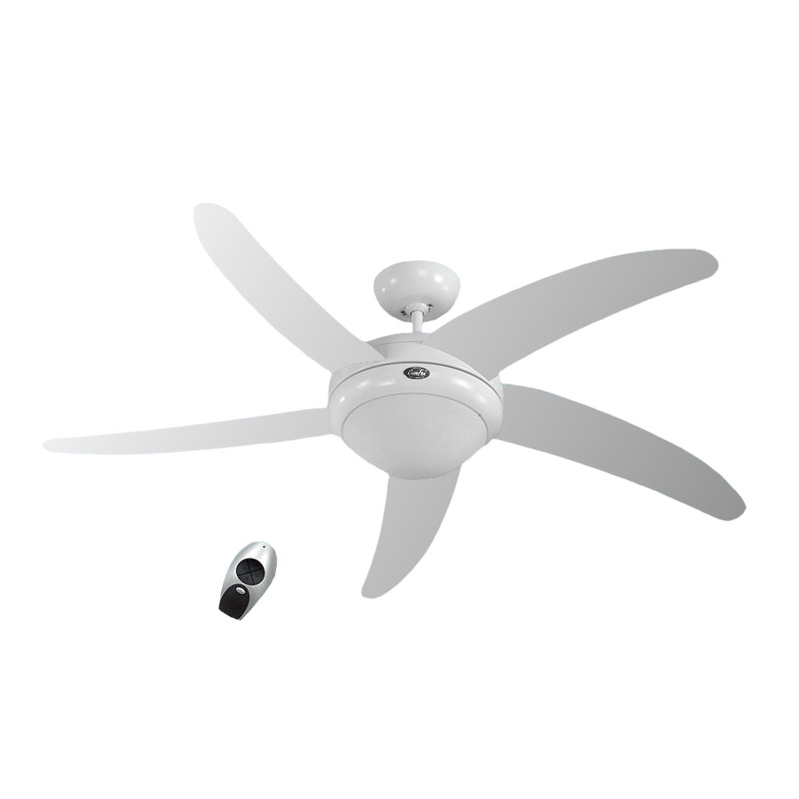 Modern ceiling fan Elica, white