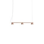 Blush Rail 3 Pendant Warm Beige - Northern