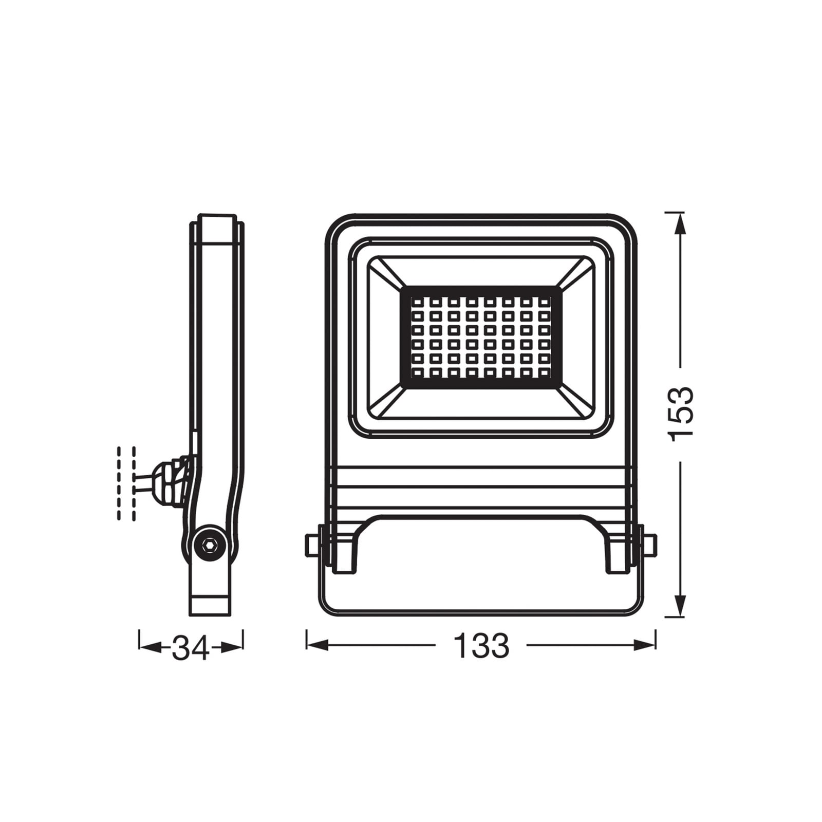 OSRAM LED kültéri spotlámpa ENDURA FLOOD, fehér 30 W 3000 K IP65