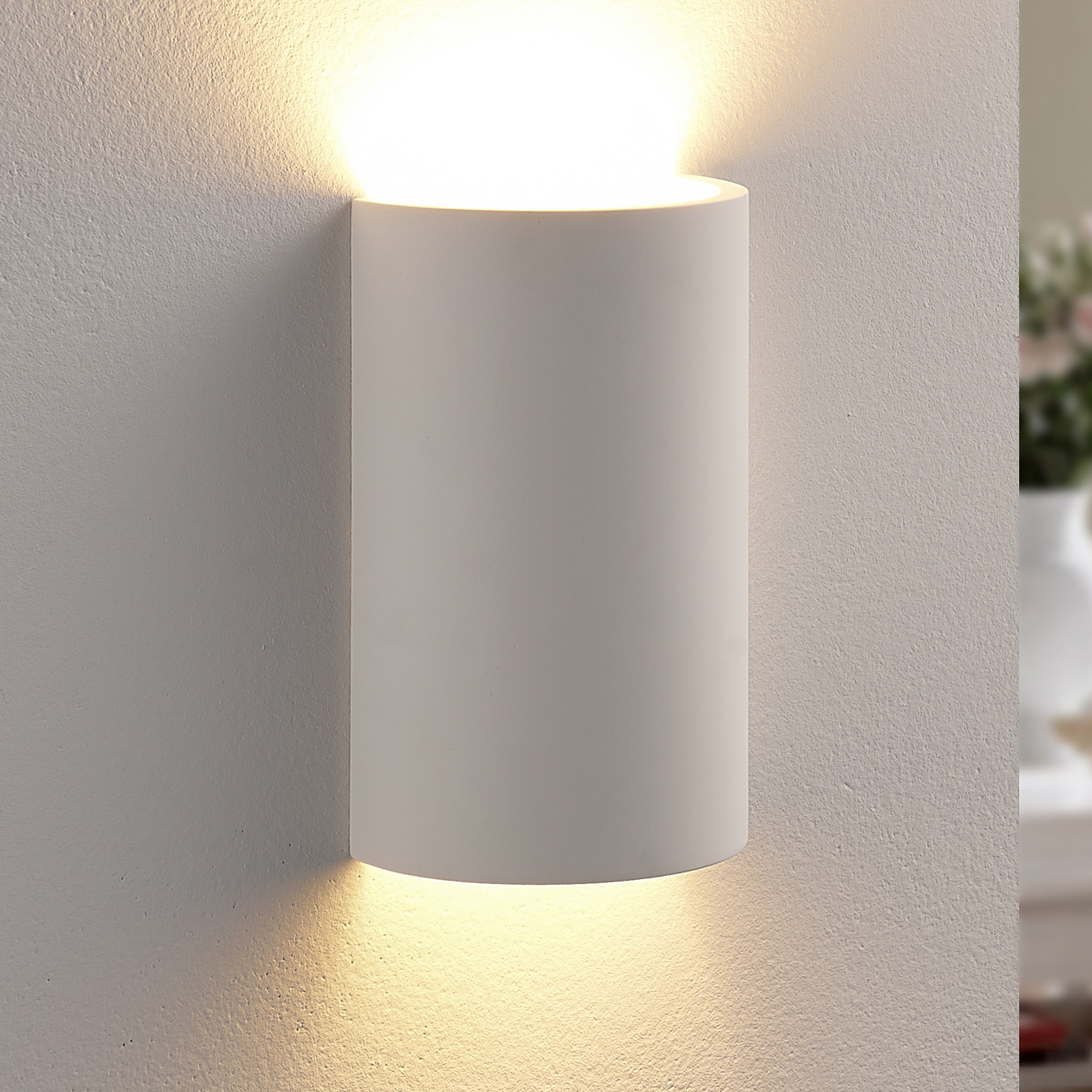 Colja Round Wandlamp White - Lindby