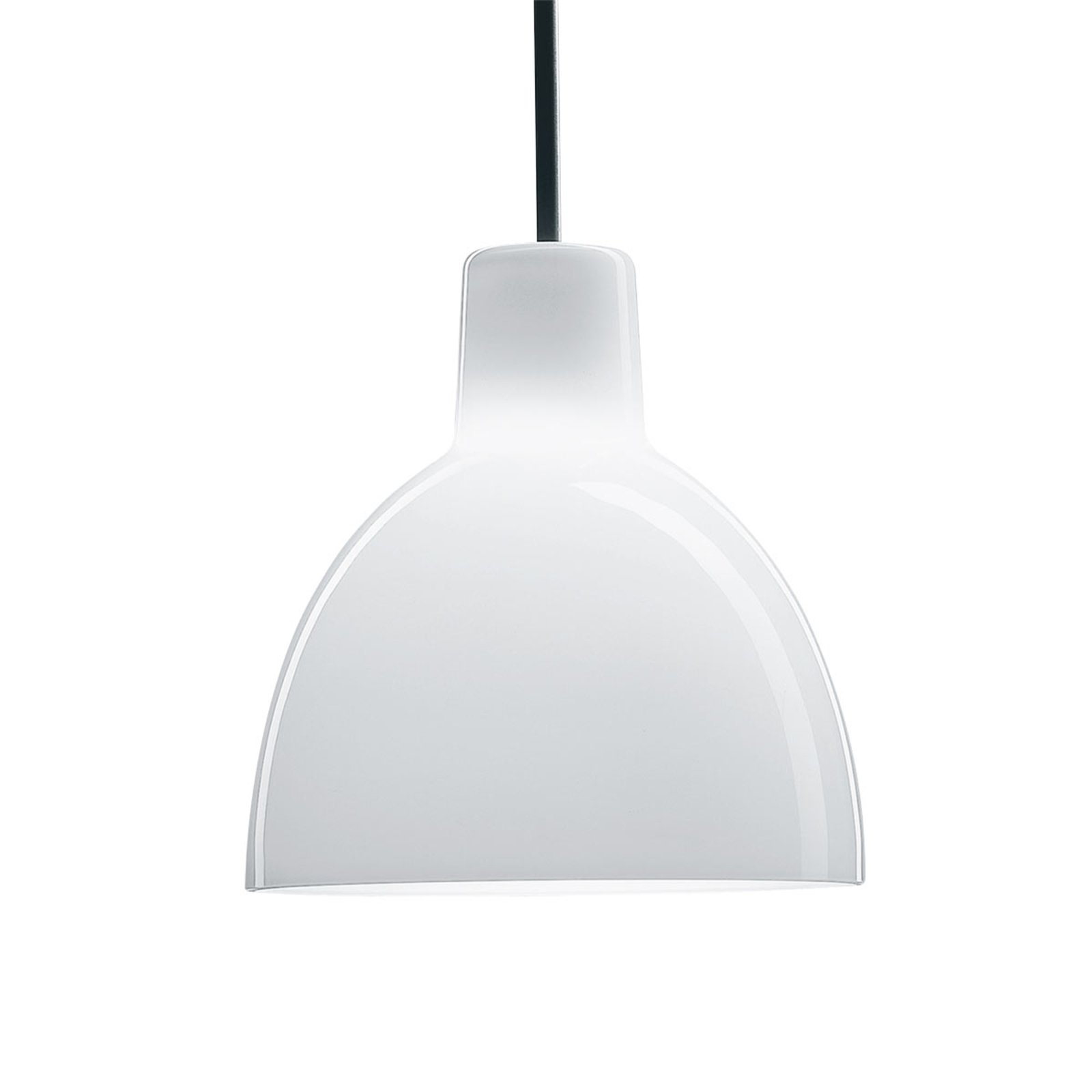 Toldbod Glass Lustră Pendul ø155 White Opal - Louis Poulsen