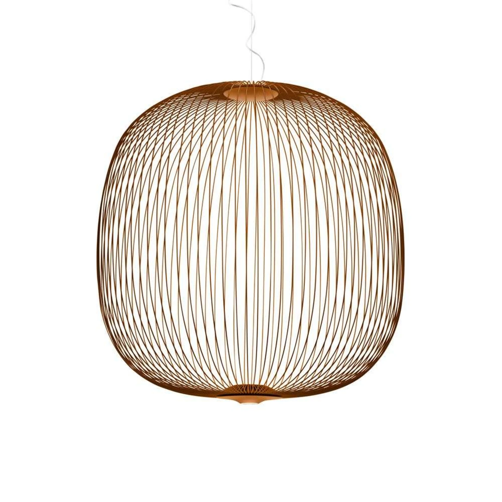 Spokes 2 Large LED Pendant Dimmable Copper - Foscarini | Buy online, image size:1600x1600