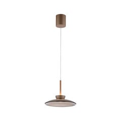 PURE Suspension LED Moon, bronze, verre/aluminium, Ø 32 cm