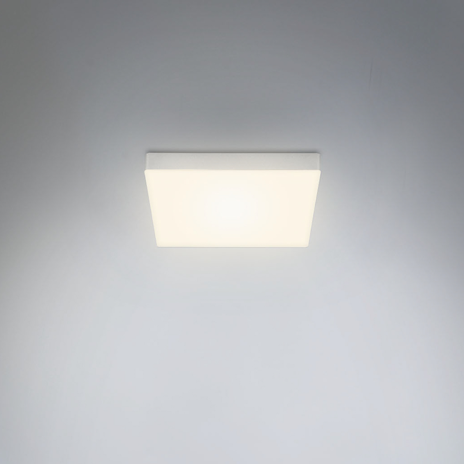 Flame LED ceiling light, square