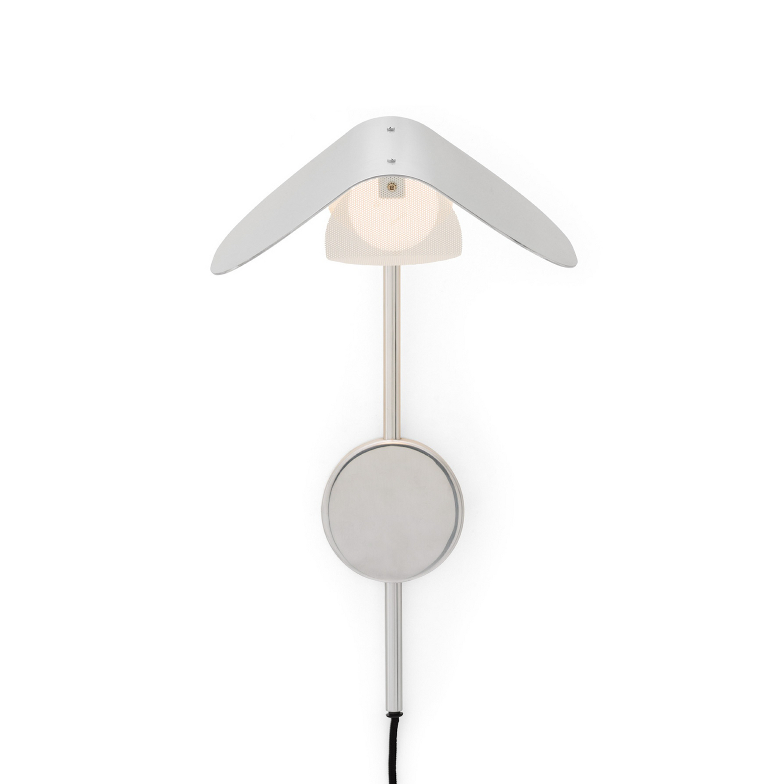 Audo wandlamp Wing, aluminium, 47 cm, stekker, verstelbaar Audo wandlamp Wing, aluminium, 47 cm, stekker, verstelbaar