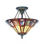 LILLIE - plafondlamp in Tiffany-stijl