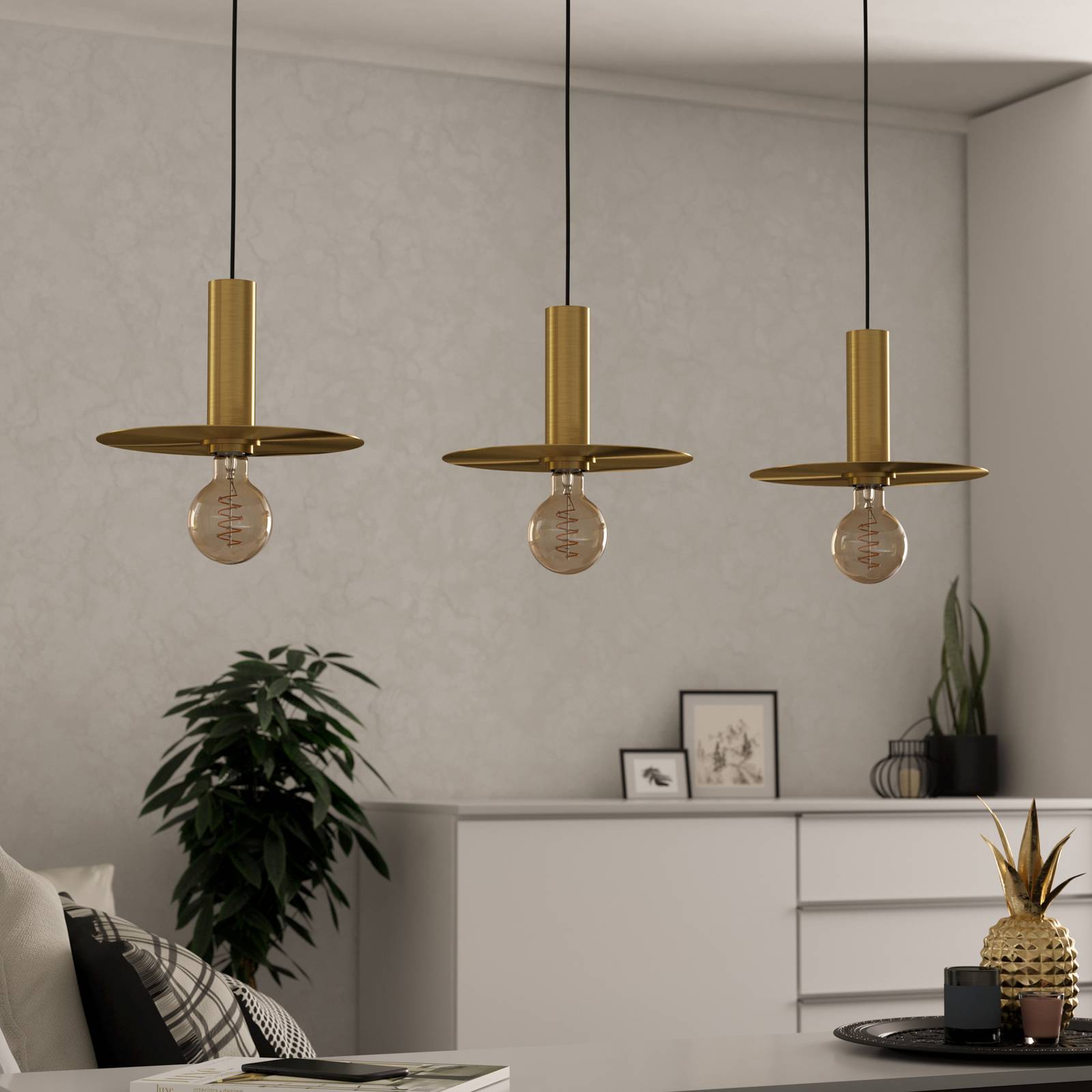 EGLO Hanglamp Escandell, 3-lamps