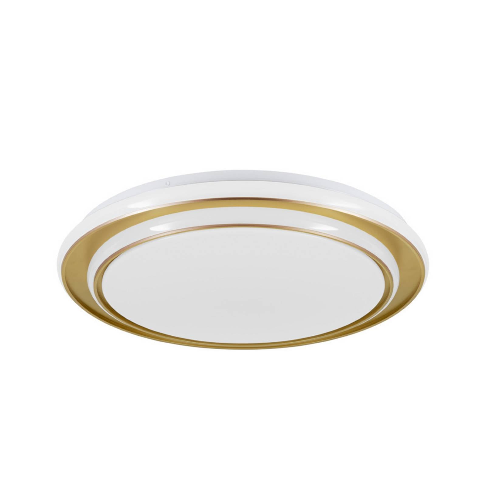 EGLO LED-Deckenleuchte MOSCHETTA, goldfarben, Ø 49 cm, CCT