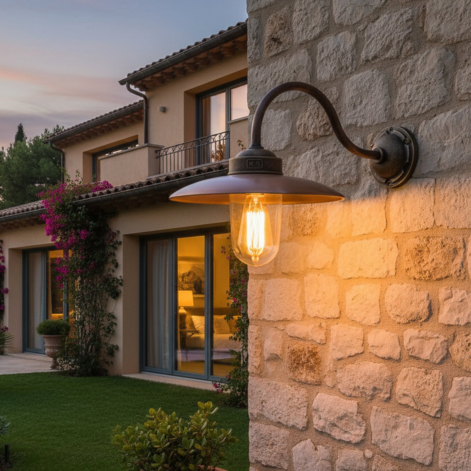 Vonkajšie nástenné svietidlo Landes Vonkajšie nástenné svietidlo Landes