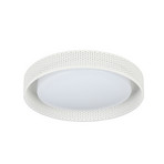 LED plafondlamp Filippo, mat wit, Ø 33 cm, metaal, CCT, IP44