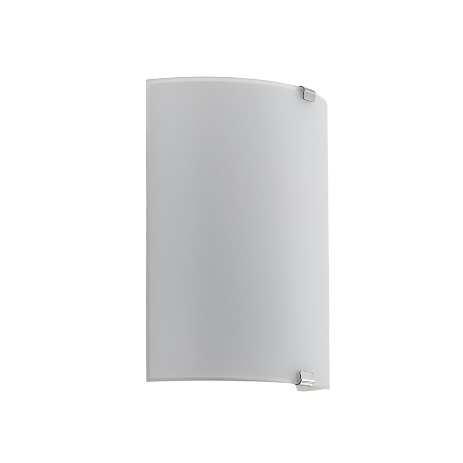 Lindby vegglampe Phil, hvit, glass, høyde 21 cm