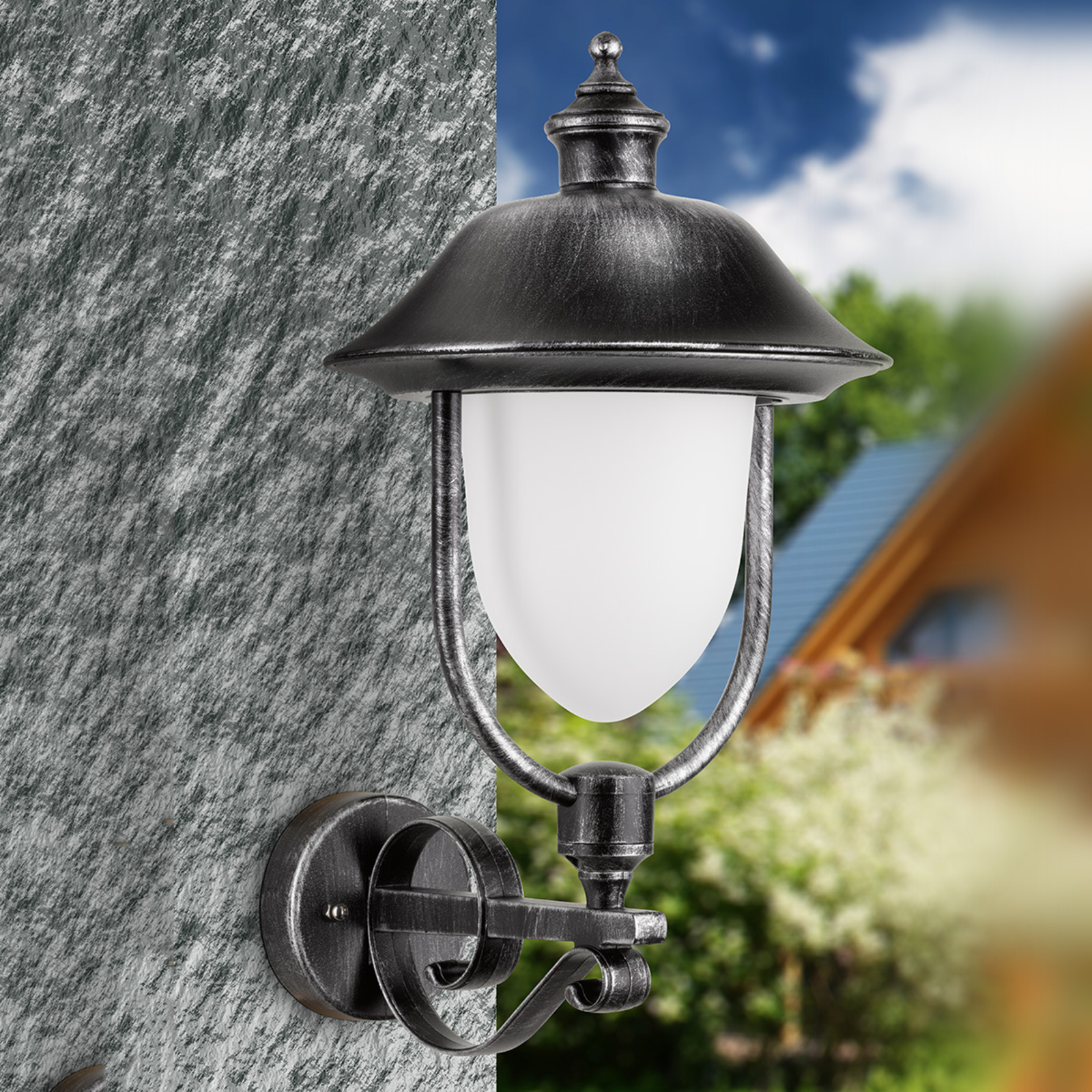 upright outdoor wall lights