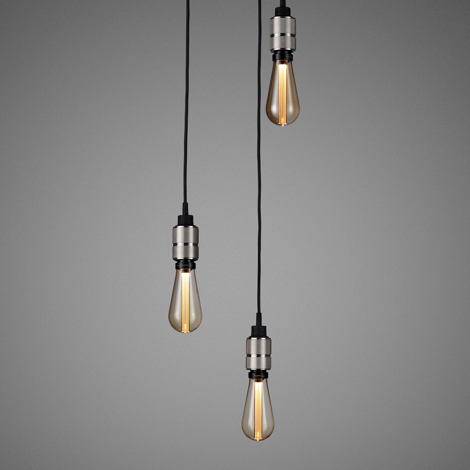 Buster + Punch Hooked 3.0 nude hanging light steel