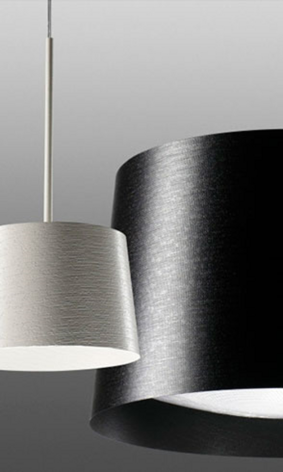 Twiggy Large Függőlámpa Black 2m - Foscarini