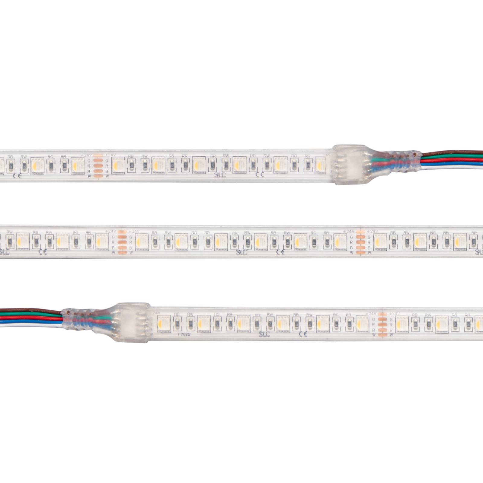 the light group - slc ta?ma led rgbw 10m 144w ip67, do salonu / jadalni, tworzywo sztuczne, 144w, d?. 1000 cm, szer. 1.4 cm, wys. 0.2 cm