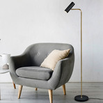 Stehlampe Marley mit variablem Spot