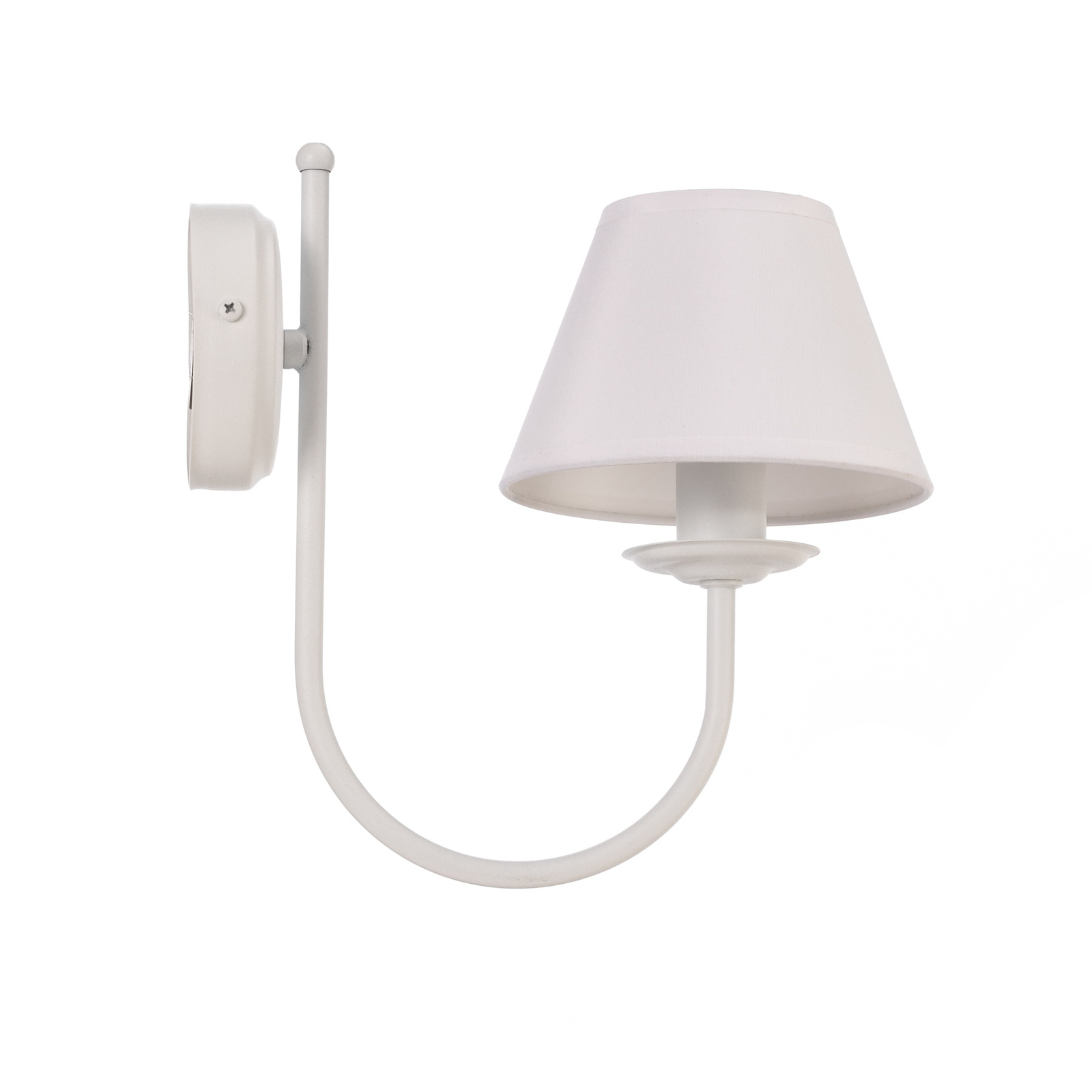 Wandlamp Bona, 1-lamp, wit