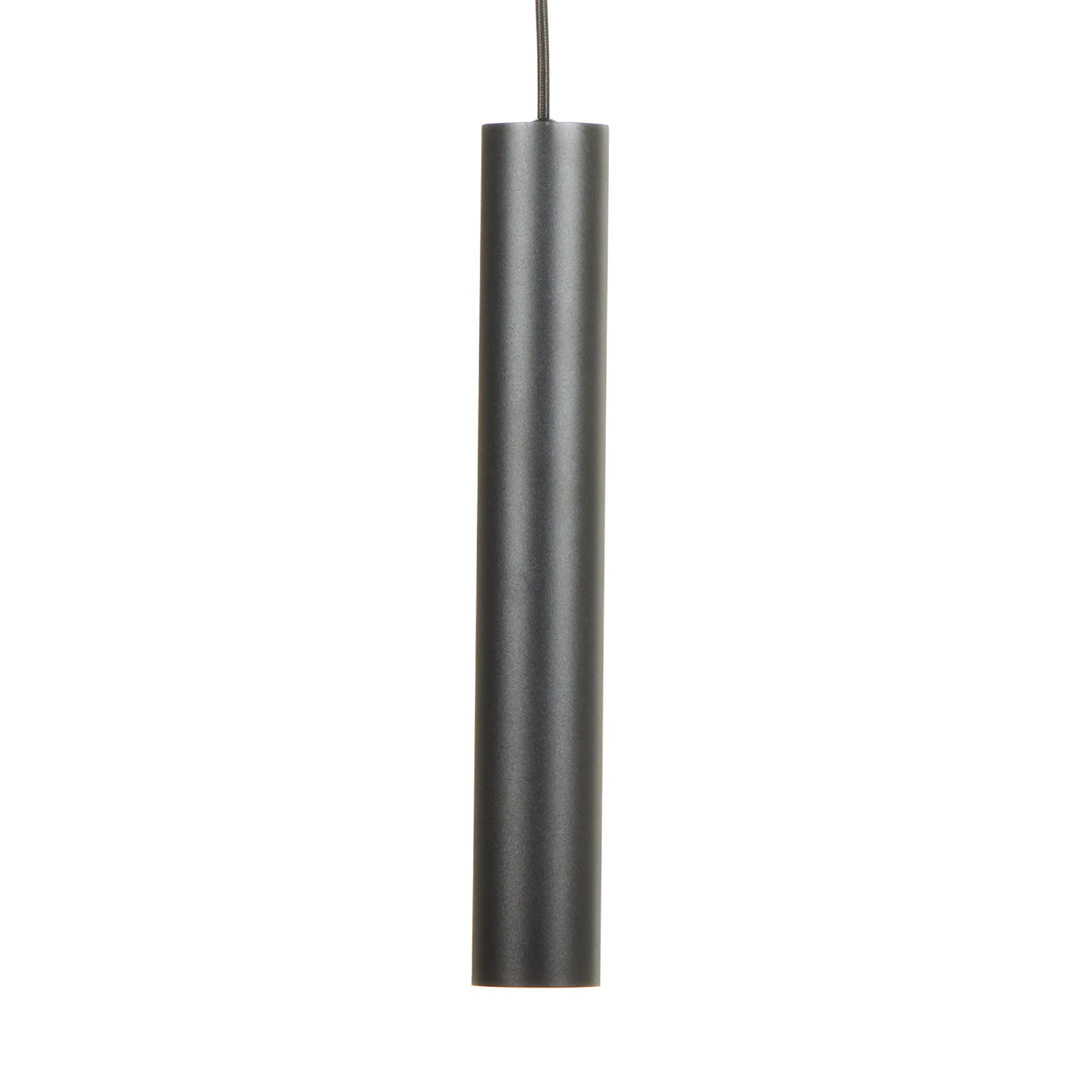 Lámpara colgante LED Look, forma estrecha, negro