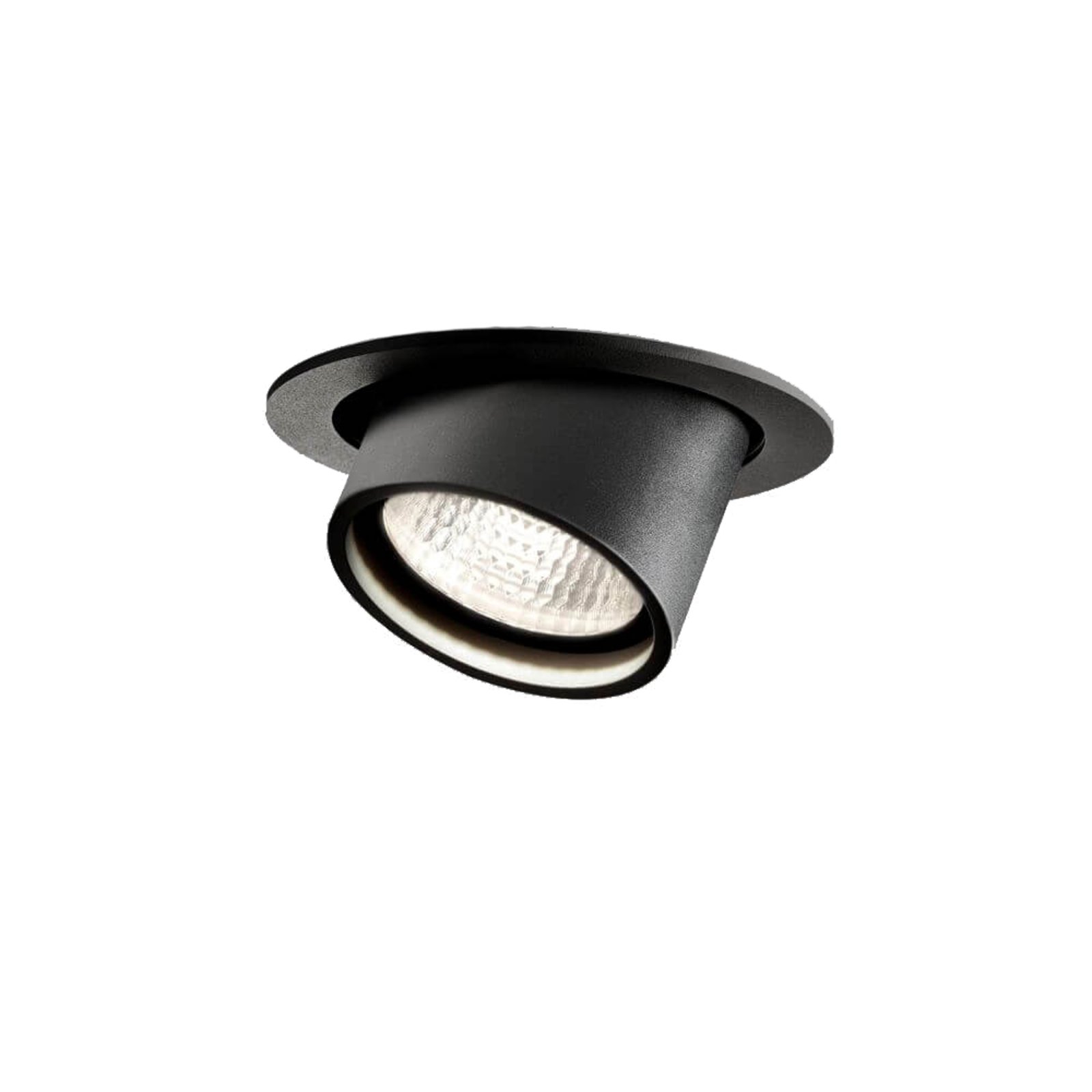 Angle+ Downlight LED 3000K Spot Black - LIGHT-POINT