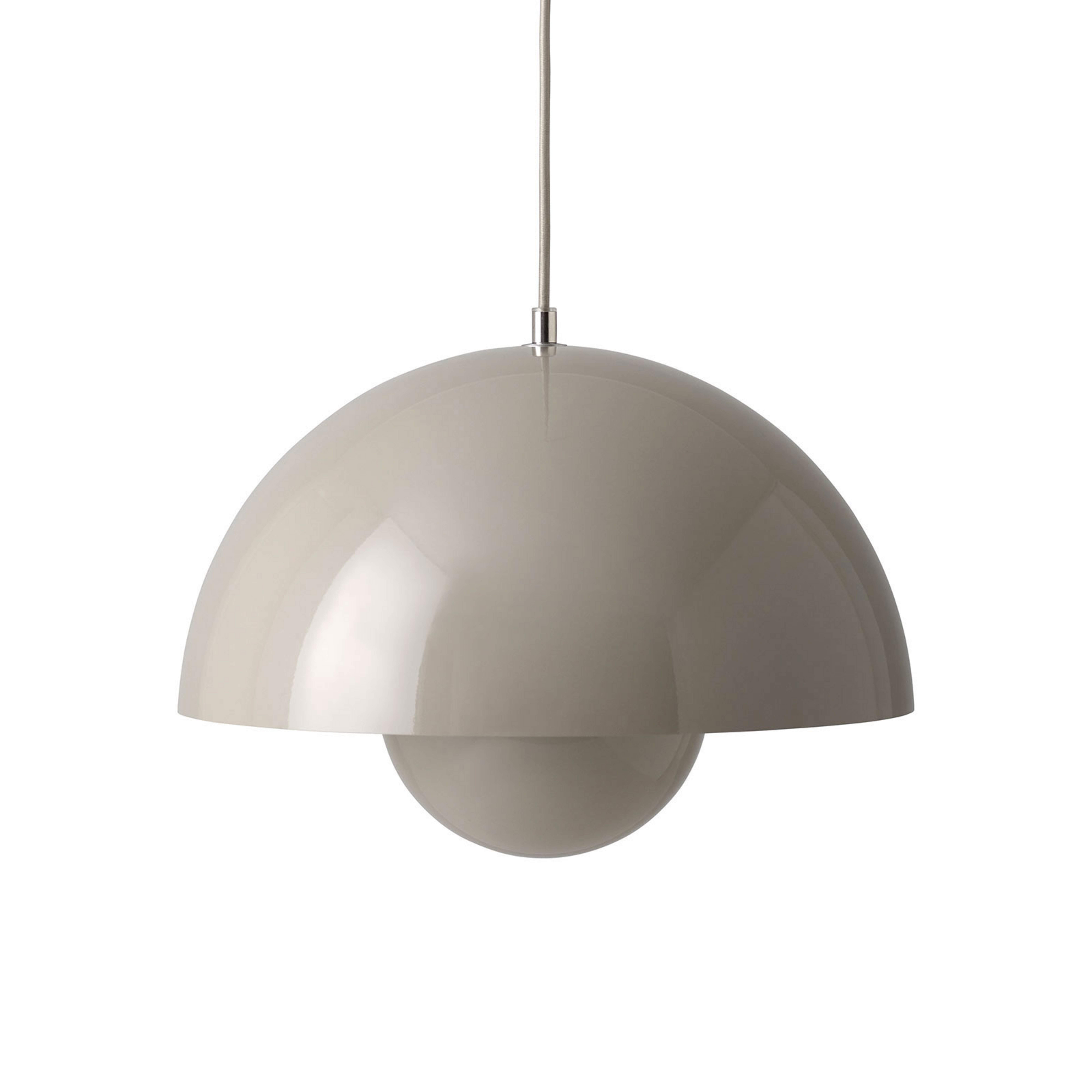 Flowerpot VP7 hanglamp grijs beige - &Tradition