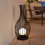 EGLO Fossombrone lampe sur pied extérieure, noire