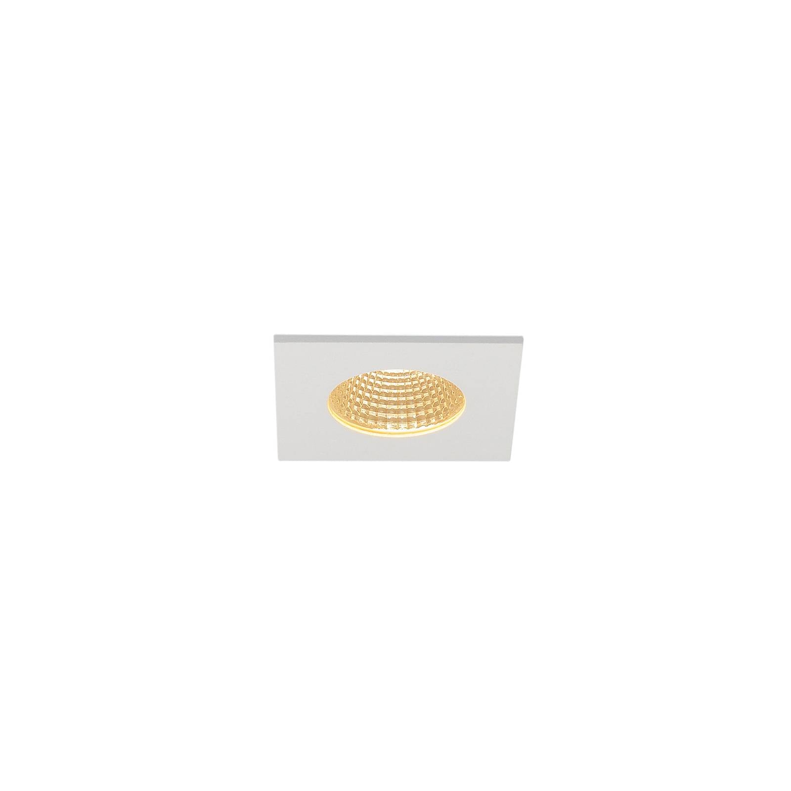 SLV LED-Einbauleuchte Patta-I, weiß, Aluminium, Länge 8 cm