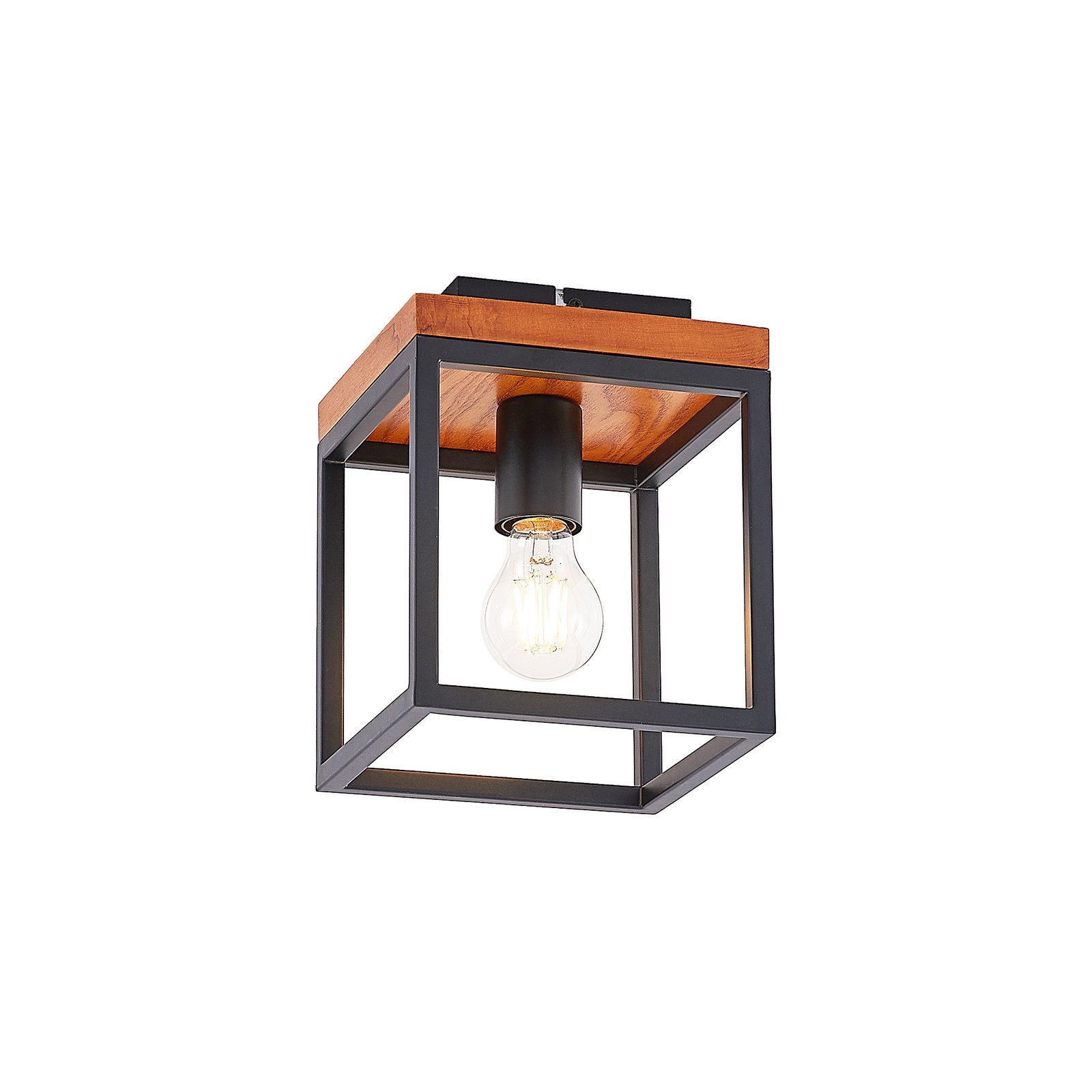 Miravi Taklampe Wood/Black - Lindby