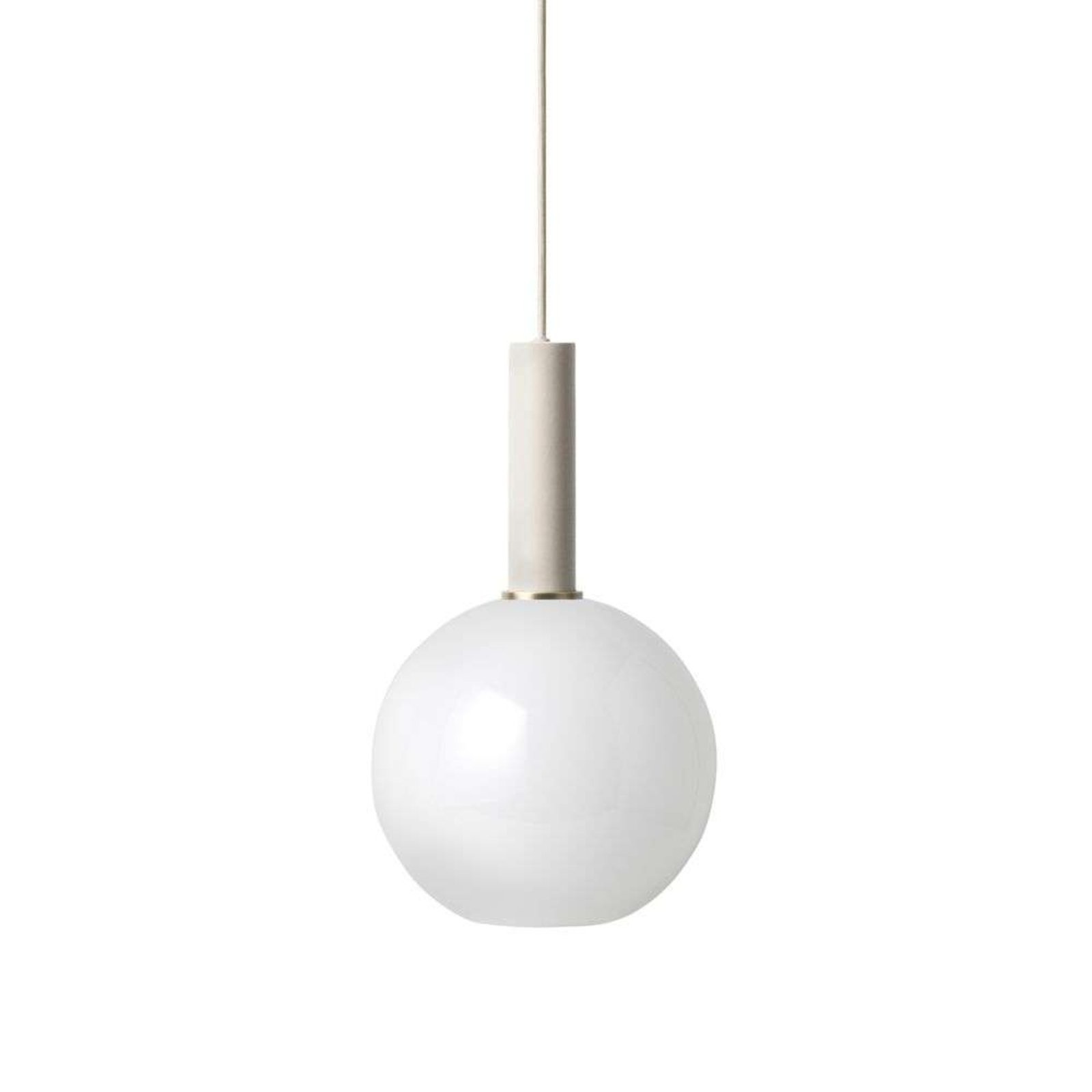 Collect Pendant Opal Sphere High Light Grey - Ferm Living