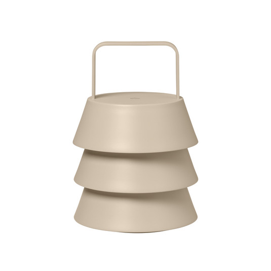 Luver prenosná stolová lampa, kašmírová béžová IP44 - ferm LIVING