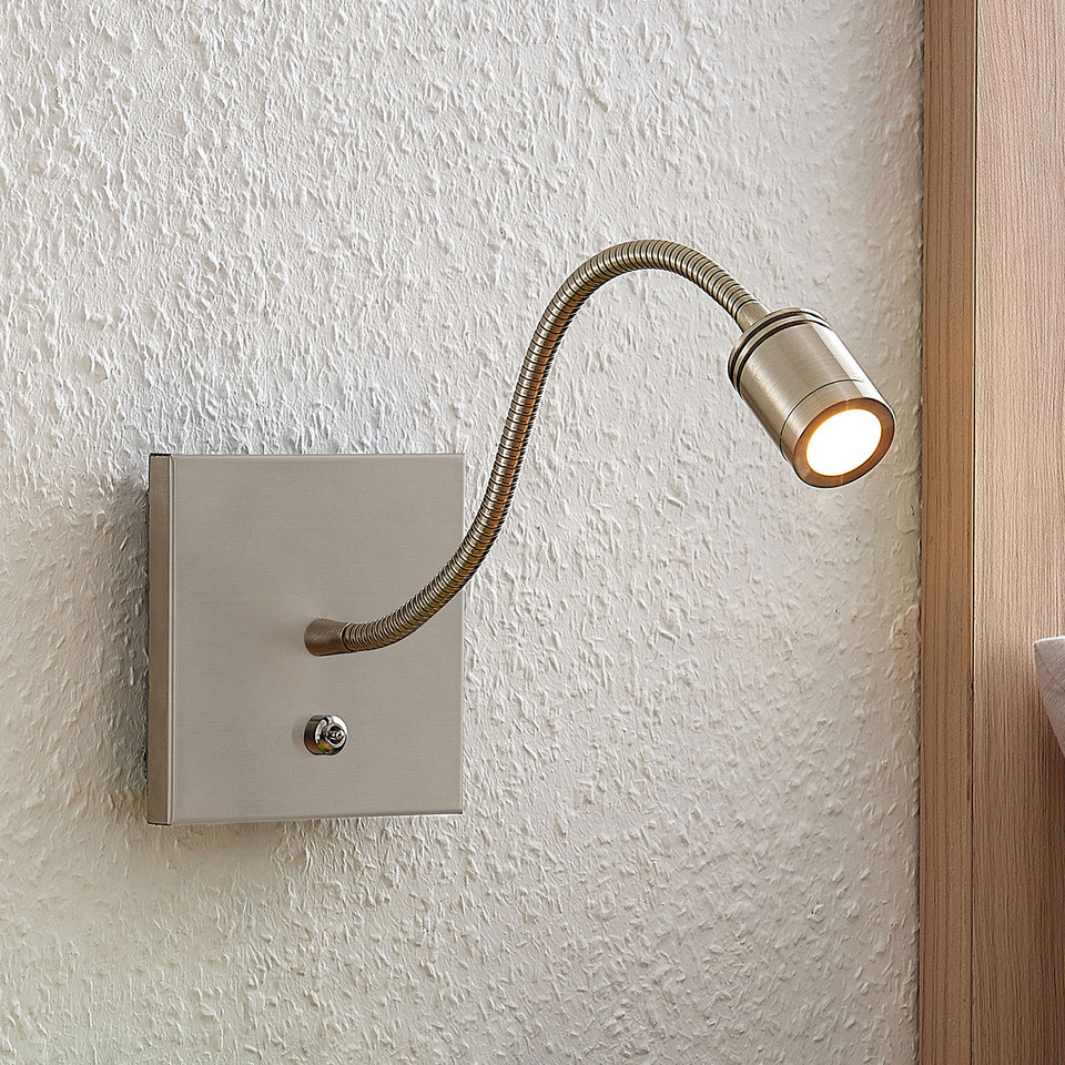 Lindby Legera LED Vägglampa, grå från Lindby