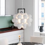 By Rydéns Large Glass hanging light, 50 cm, white