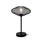 Electra table lamp, cage lampshade