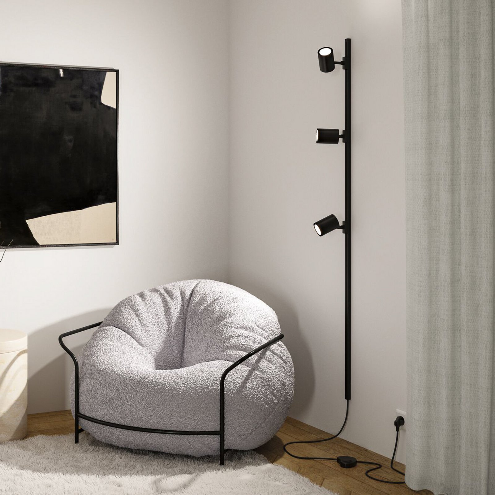 Paulmann URail Spot LED Luxe Zigbee noir mat GU10