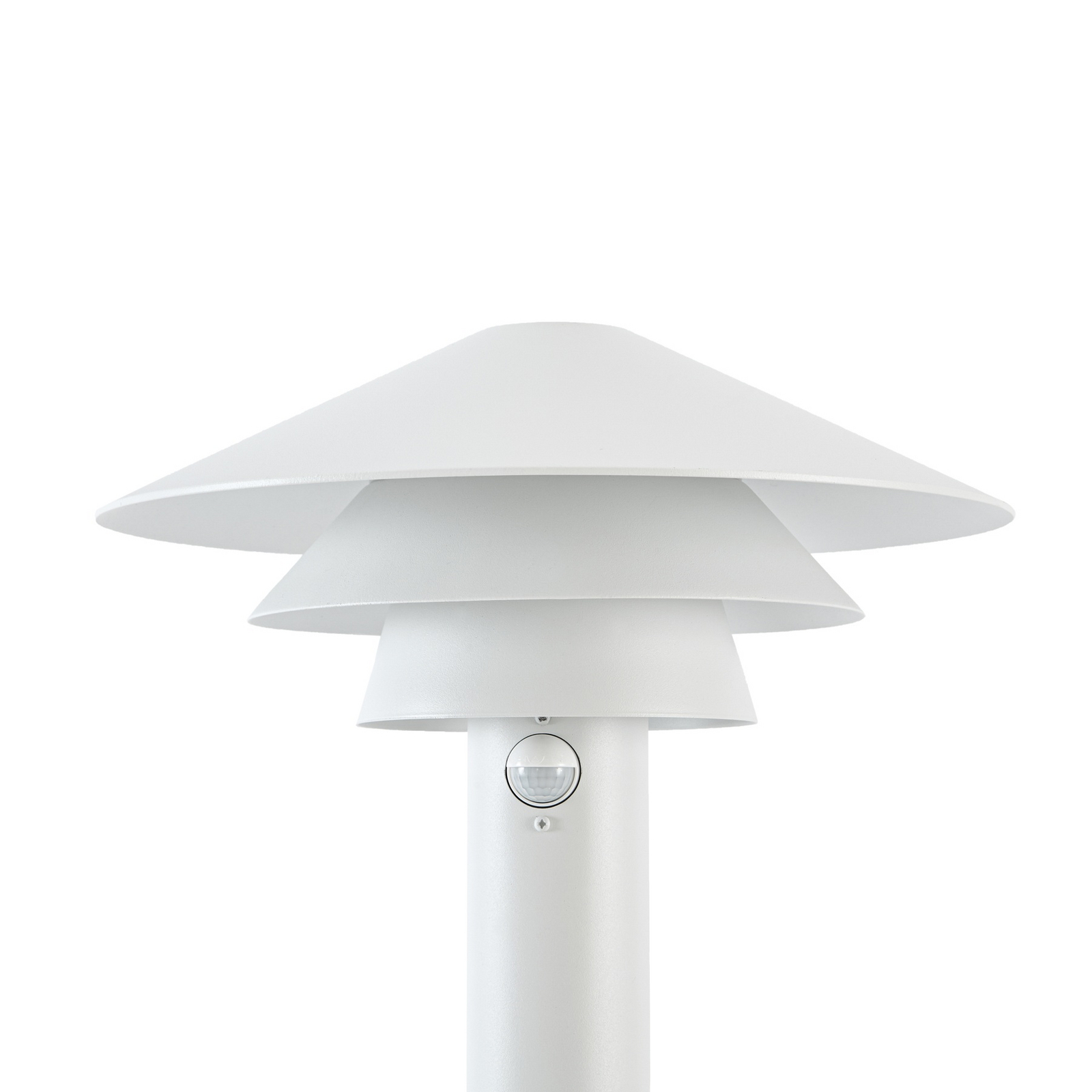 Lucande Montaro LED path light, 110 cm, white, with sensor