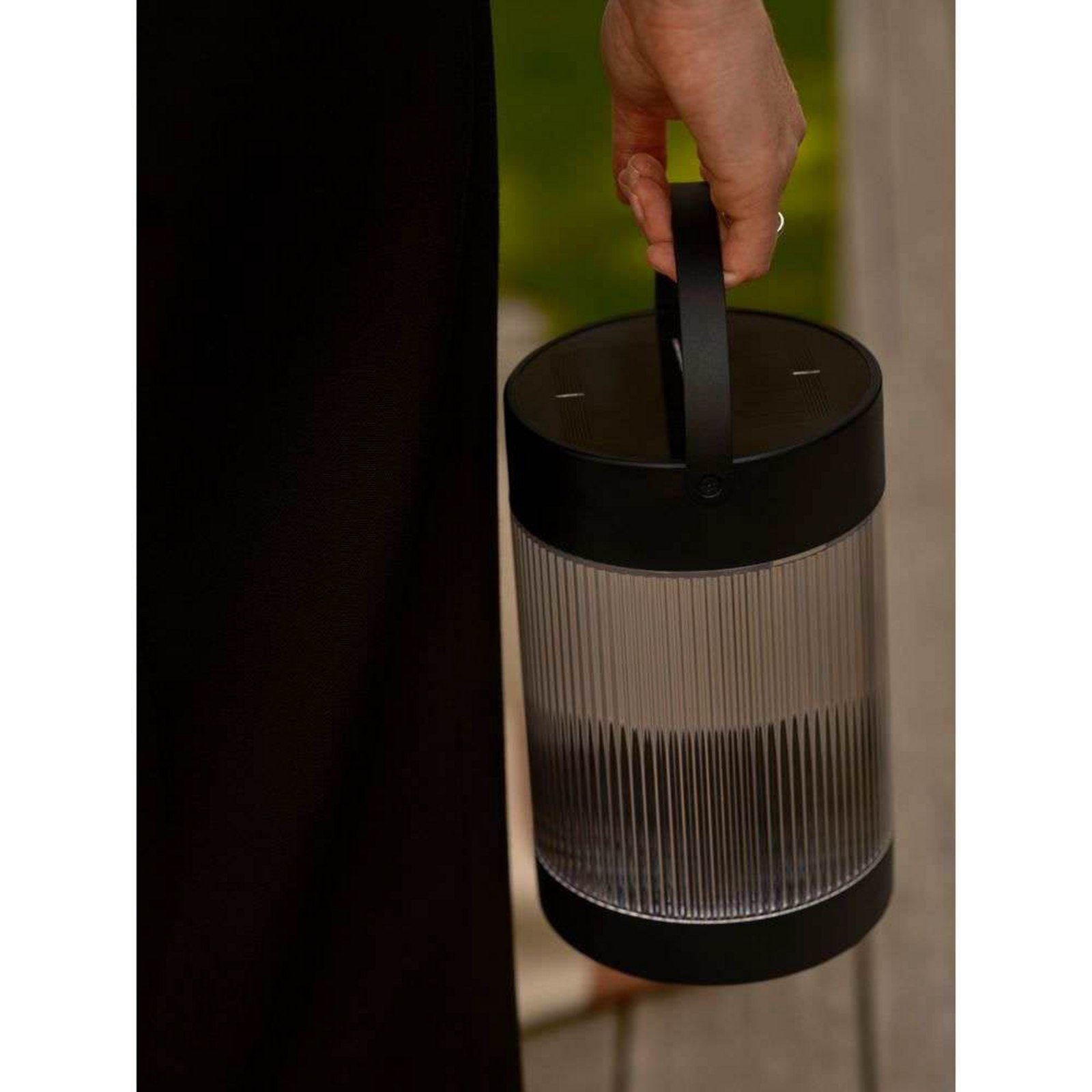 Coupar Solar Prijenosni Stolna Lampa Crna - Nordlux