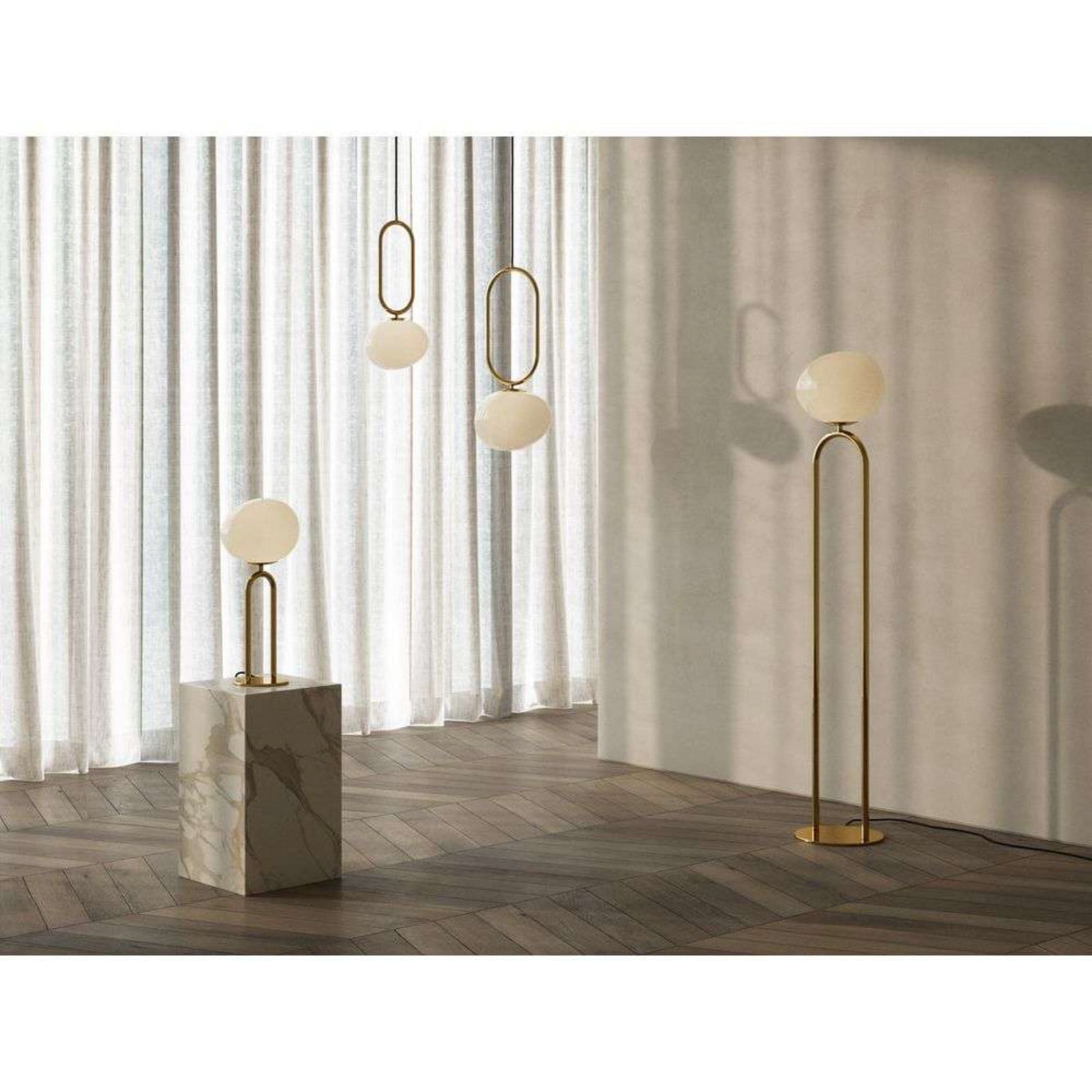 Shapes 27 Pendel Brass DFTP by Nordlux - Spisestue - Metal billede