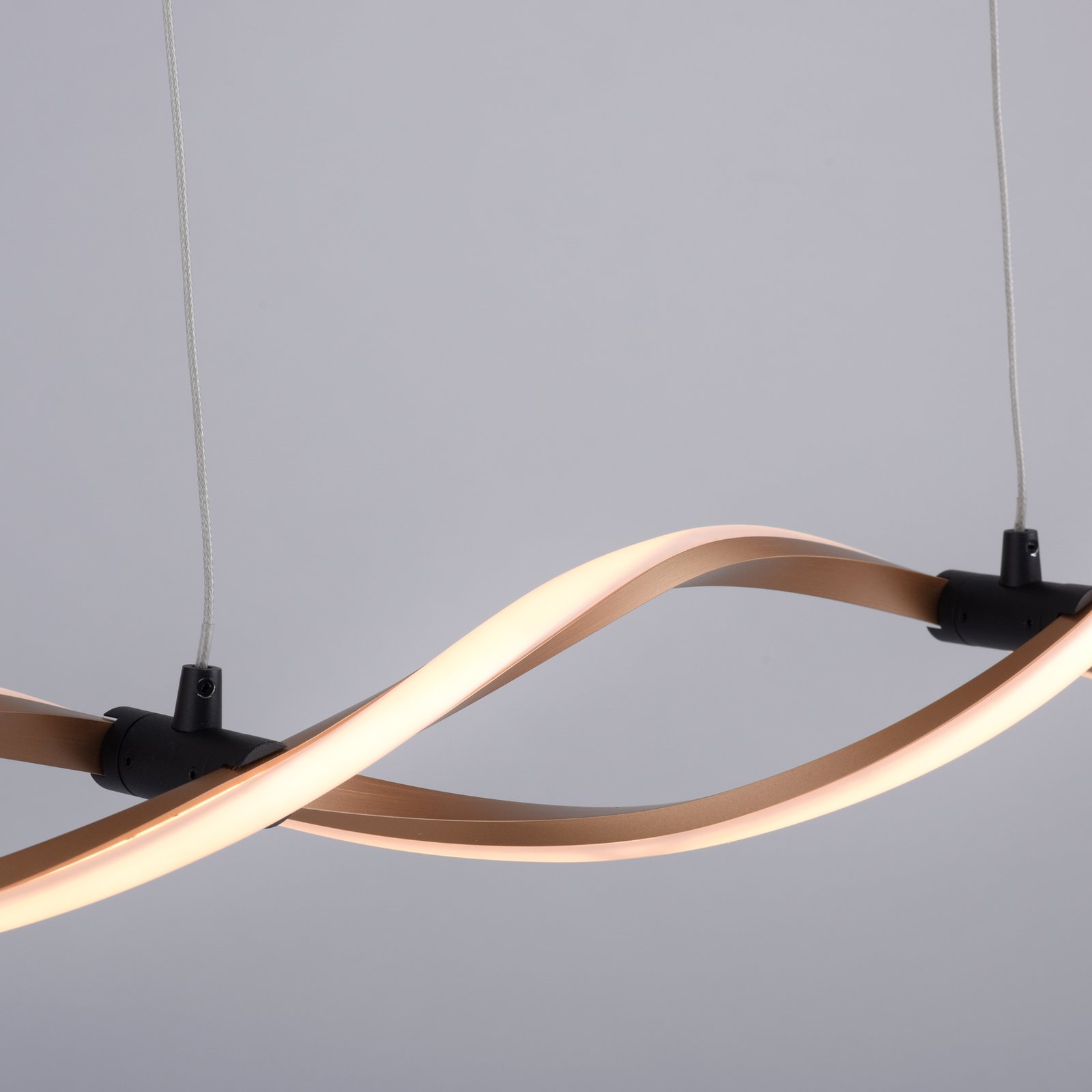 Paul Neuhaus Polina LED závěsná lampa, SimplyDim zlatá