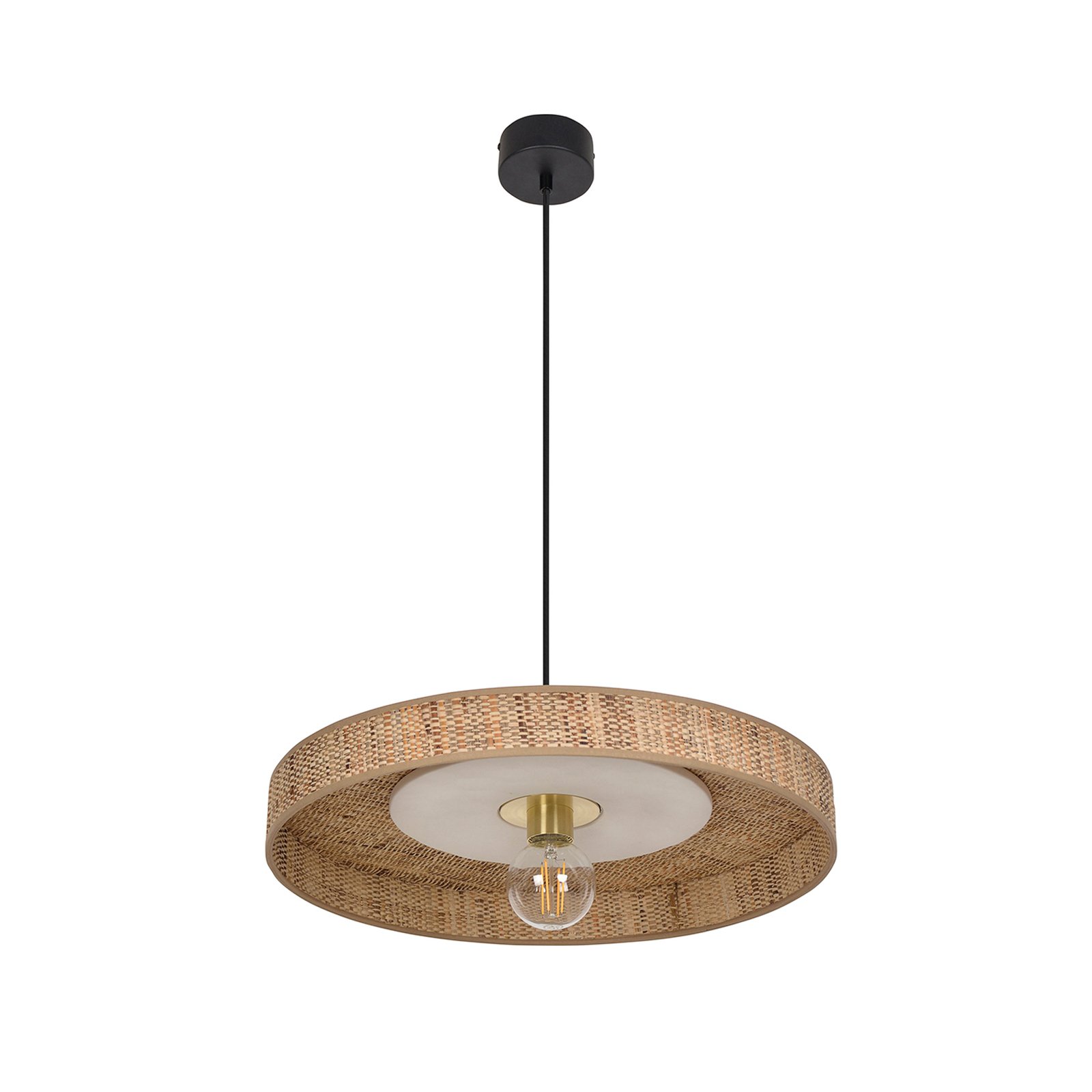 Portinatx Hängeleuchte Ø 50 cm weiß - MARKET SET Portinatx Hängeleuchte Ø 50 cm weiß - MARKET SET