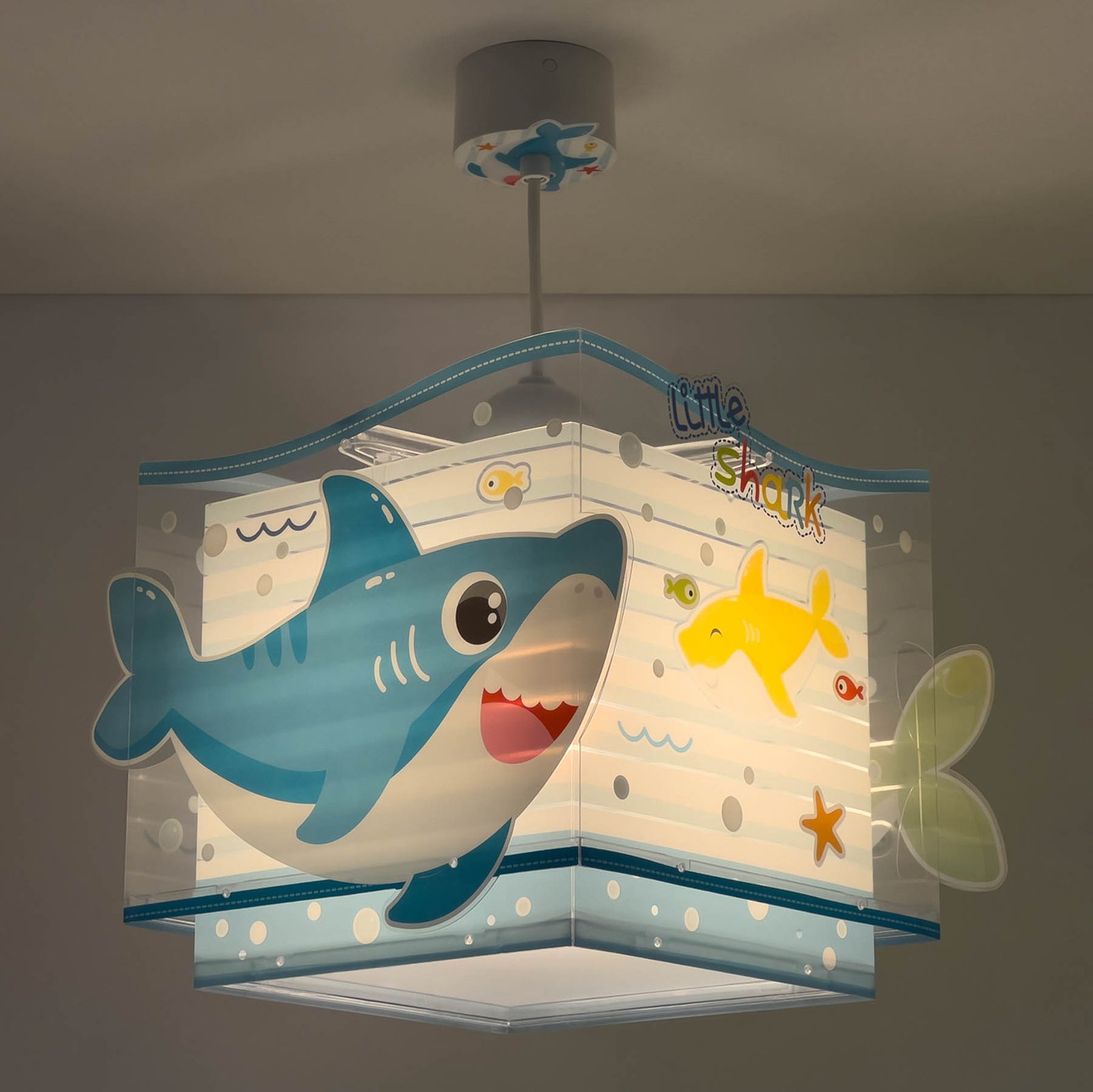 Dalber Little Shark hængelampe med havmotiv