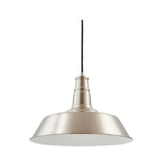 Laylan Pendelleuchte Ø36 Nickel/Weiß - Lindby