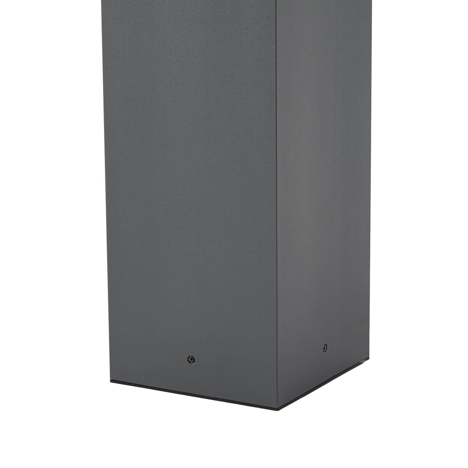 Peldar Wegeleuchte, 80 cm, anthrazit/geriffelt, Sensor - Lindby