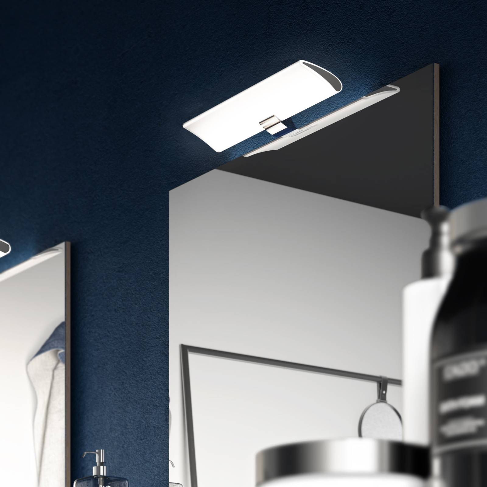 Image of Ebir Applique pour miroir LED Miracle en chrome, largeur 50 cm 8435324903430