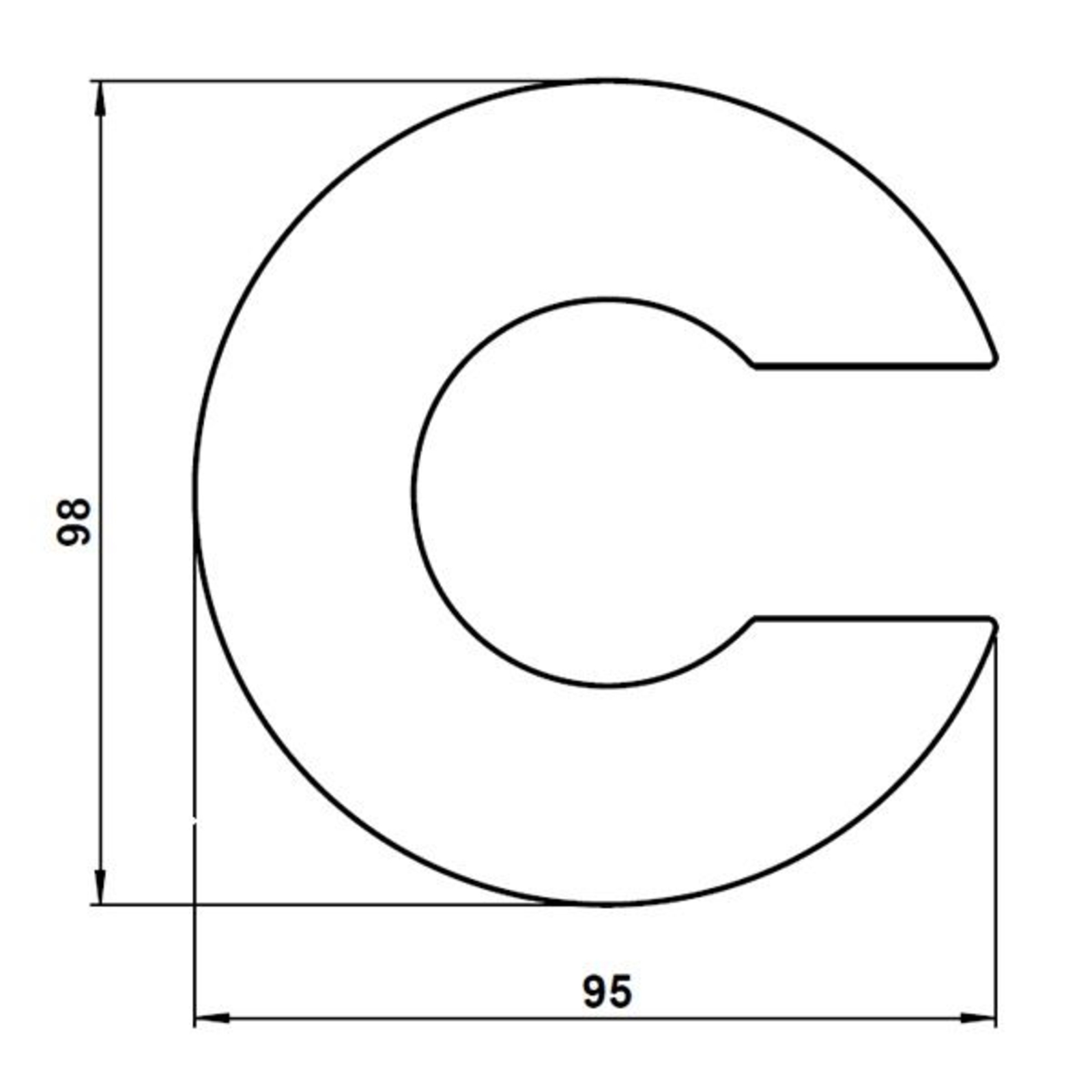 Hausnummer - Buchstaben