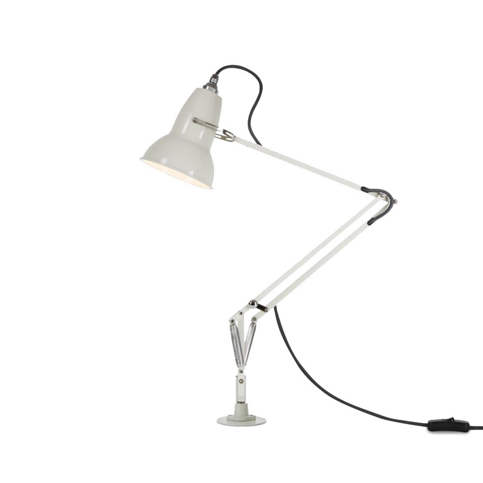 Original 1227 Stolová Lampa Vrátane Montážneho Hardvéru Linen White - Anglepoise