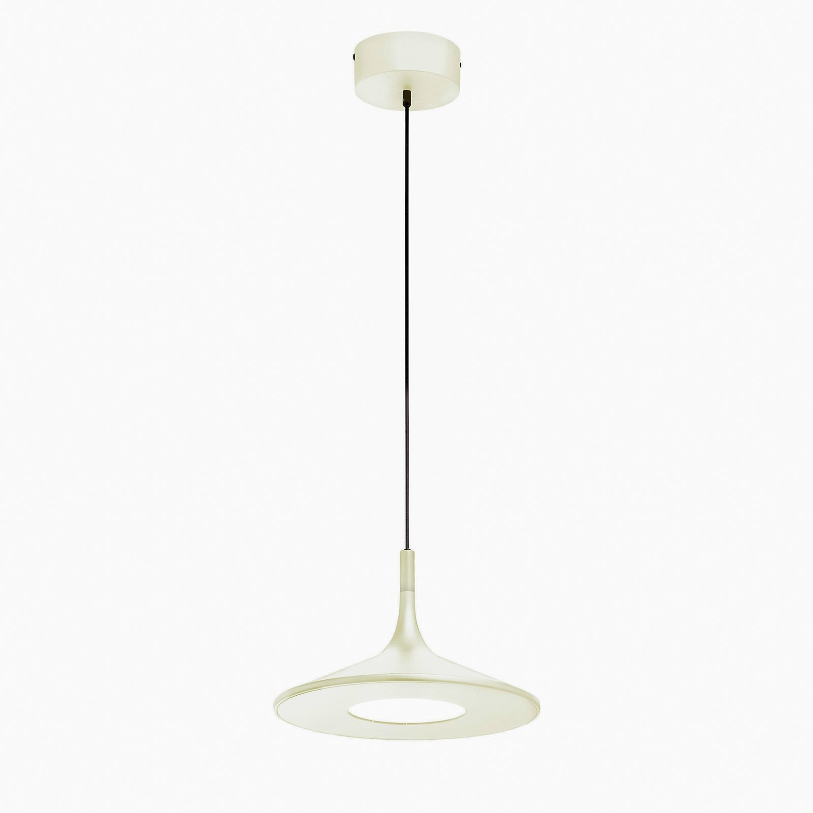 Lampa wisząca LED Slim firmy Schöner Wohnen, biała
