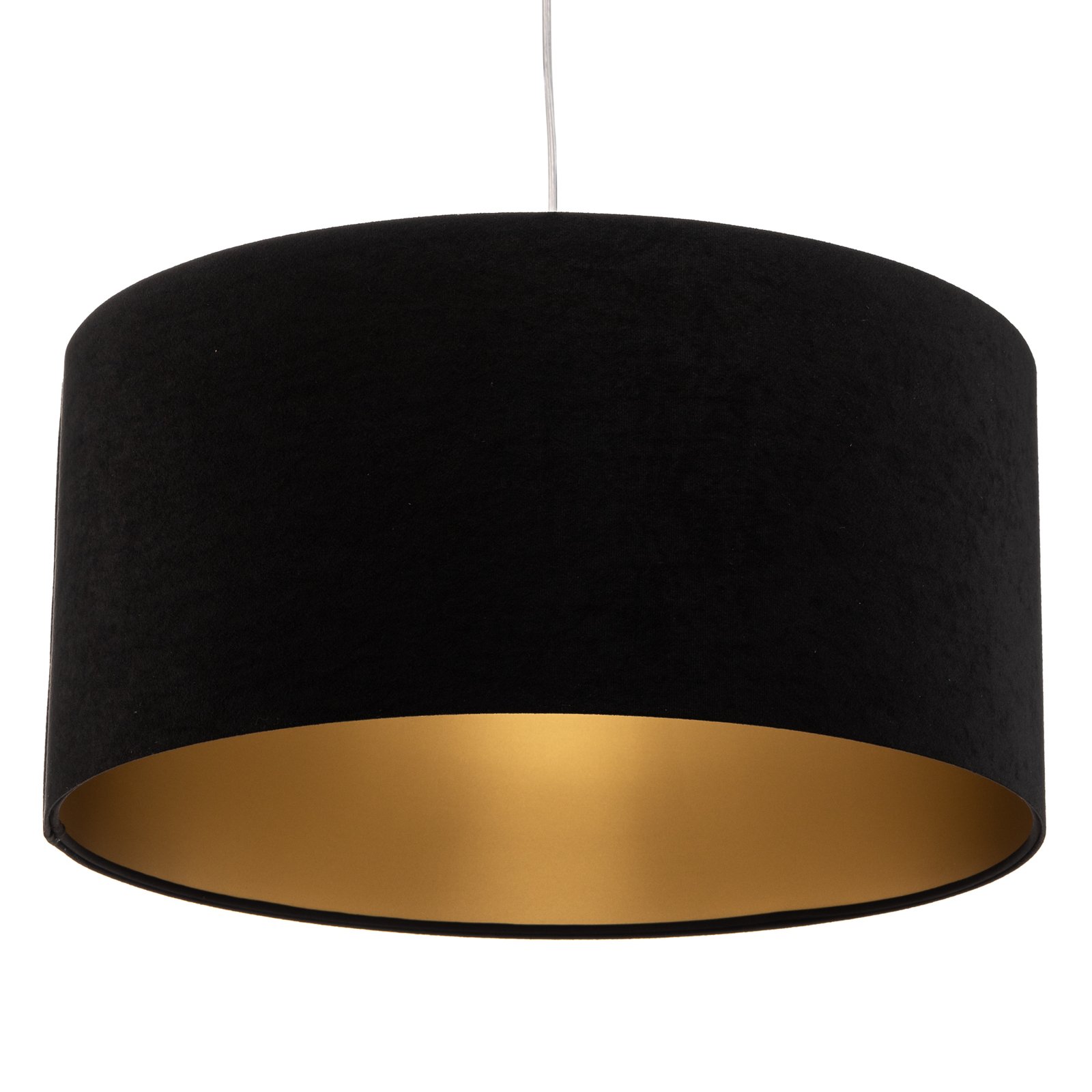 Salina lámpara colgante, negro/oro, Ø 50cm